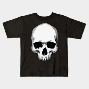 Gothic Human Skull Kids T-Shirt